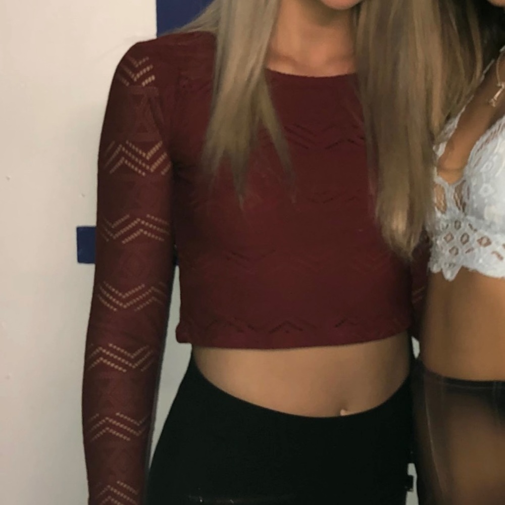 Forever 21 crop top set (x2)